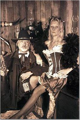 Outlaw & saloon girl