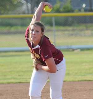 My niece Kelsie Monroe Los Banos pitcher 2010