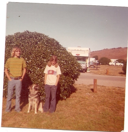 Camping at the beach summer of 1972