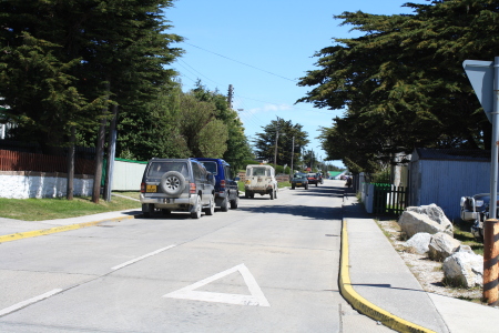 Typical street scene, Port Stanley, Falklands.