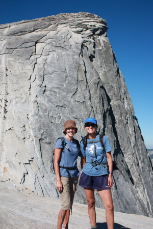 Half Dome ascent with friend