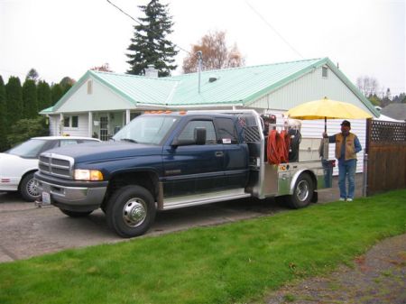 Welding rig truck