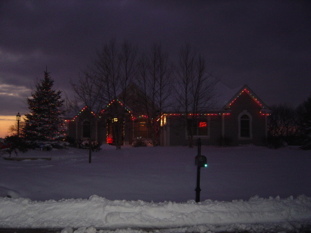 Our House at Christmas