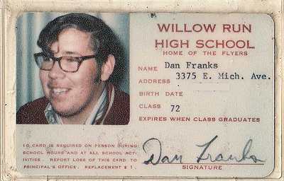 My Willow Run High School ID Card