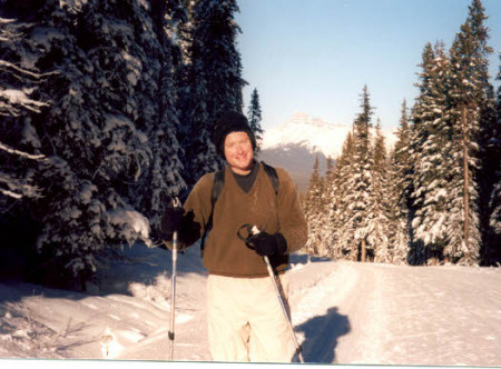 Dave Cross Country Skiing, Banff