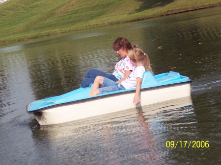 relaxing on the lake