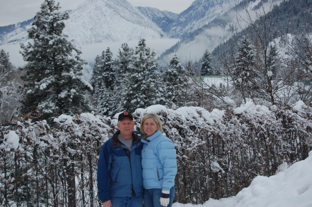 Kevin and I in Leavenworth, WA-Dec. 08