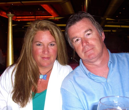 myself and hubby on a cruise 2010