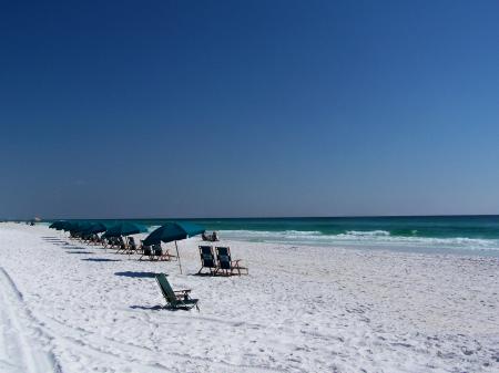 Florida gulf coast-white sand beaches