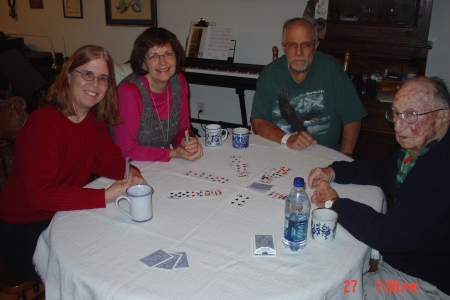 Game of cards in Minn. Thanksgiving day, 2008