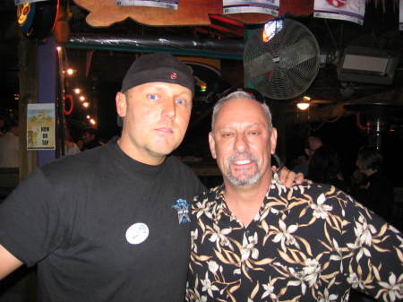 Gerry & I a bartender at Whitey's