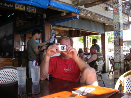 Jerry O'Dell taking a picture