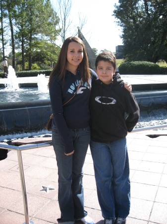 Kassie and Nick at the Houston History Museum