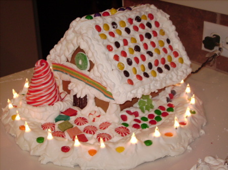 love making those gingerbread houses