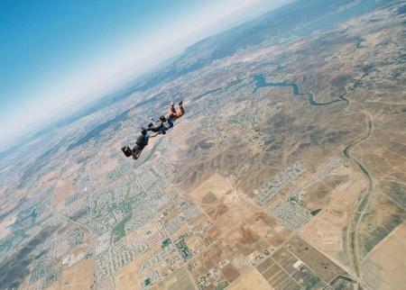 skydiving