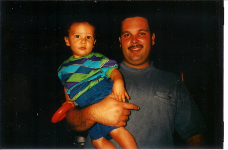 My son and I in 1994