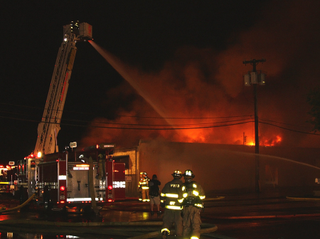 universal lumber fire