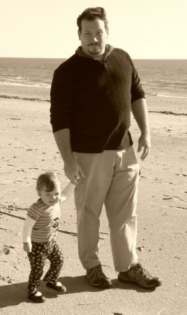 Steve and Amelia at Lighthouse Point