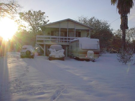 Snow in South Texas