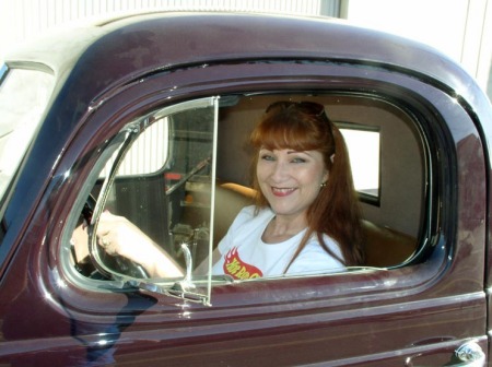 Yes thats me driving a 37 Stude Coupe Express