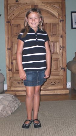 Emily's 1st day of 4th grade