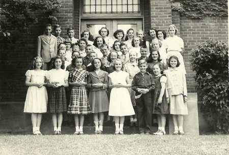 P.S. 42 6th grade graduation class 1950-
