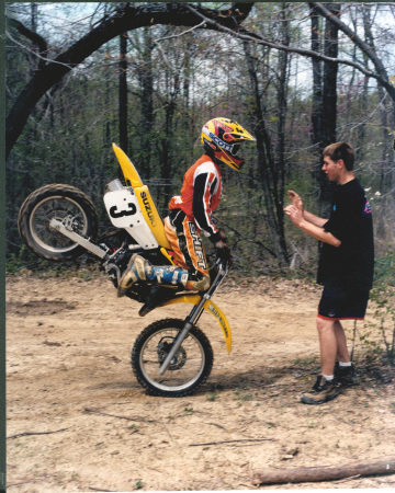 front brake works matt scared mike riding