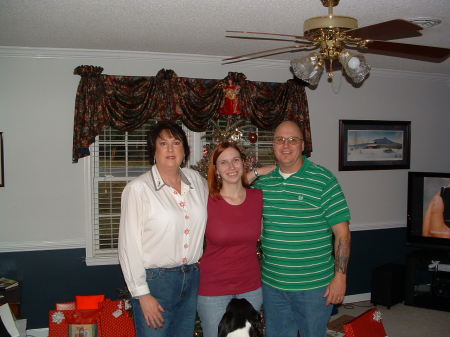 My daughter and wife...Christmas 2008