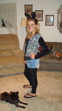 My Lacie cat at Halloween 08'