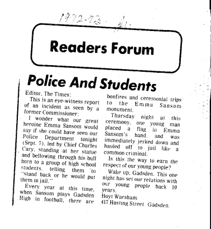 The Gadsden Times Fall 1972