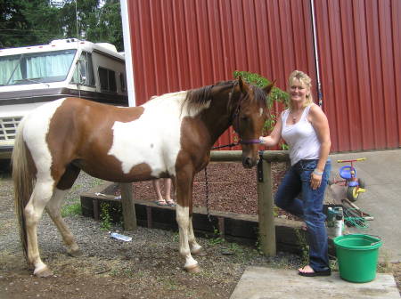 MY HORSE NAVAJO AND I.