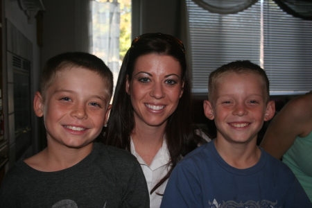 Oldest daughter and grandsons