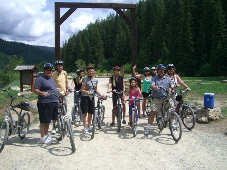 All of Us starting the Bike Route