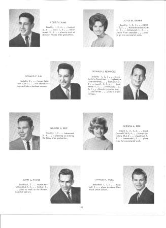 Thomas Veda's album, 1963 Servite High School Yearbook