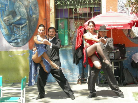 Tango Dancing In Buenos Aires