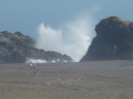 Camping on the coast at Bodaga Dunn's camp sit