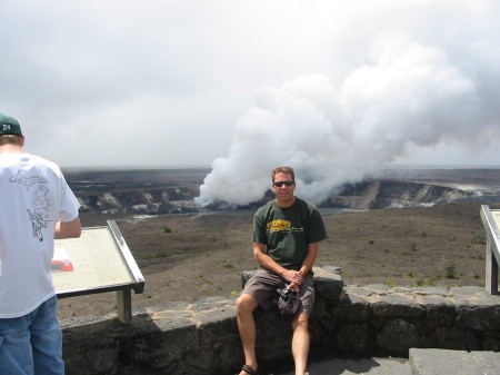 On the big Island of Hawaii at Volcanoes NP
