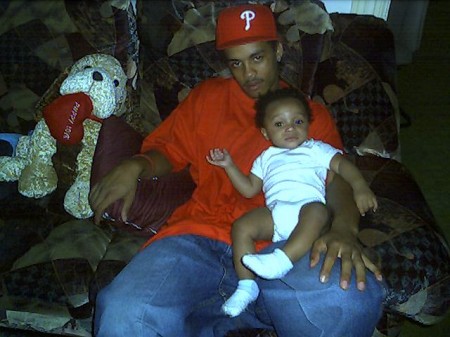 My youngest and his son Daivon