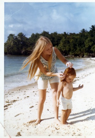 Rhonda and Jennifer 1971 Guam