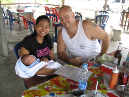 Steven 1st lunch outing in Thailand