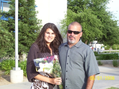 Chelsi and I at her 8th gr grad.