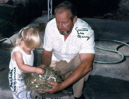 Little girl's first bird nest, with eggs!!!