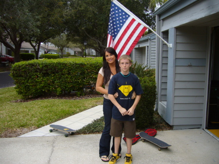 Kym and Andrew(son) Tampa 2/09