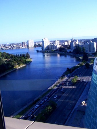 View from my office overlooking Lake Merritt