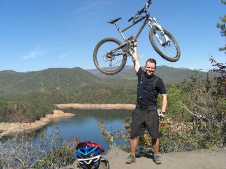 Mountain Biking at Tsali Trail North Carolina