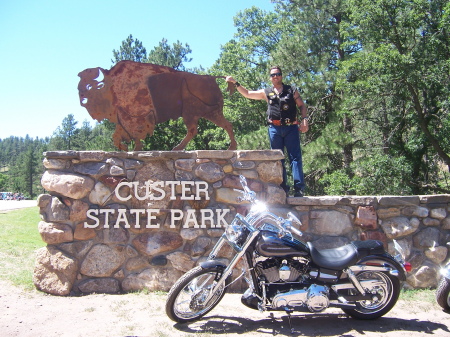 ENTRANCE TO CUSTER STATE PARK