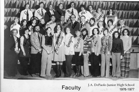 DePaolo Jr. High 1976-1977