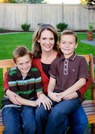 My wife Kathy, Collin (9) and Chase (7)