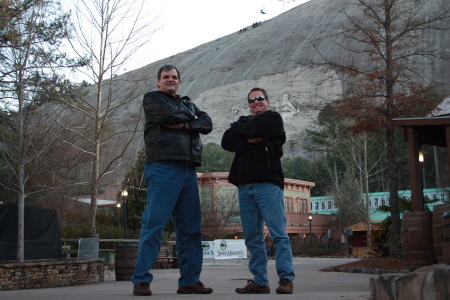 Me & John Johnson at Stone Mnt. 2/20/09