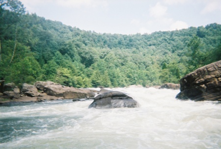 The Gauley river..